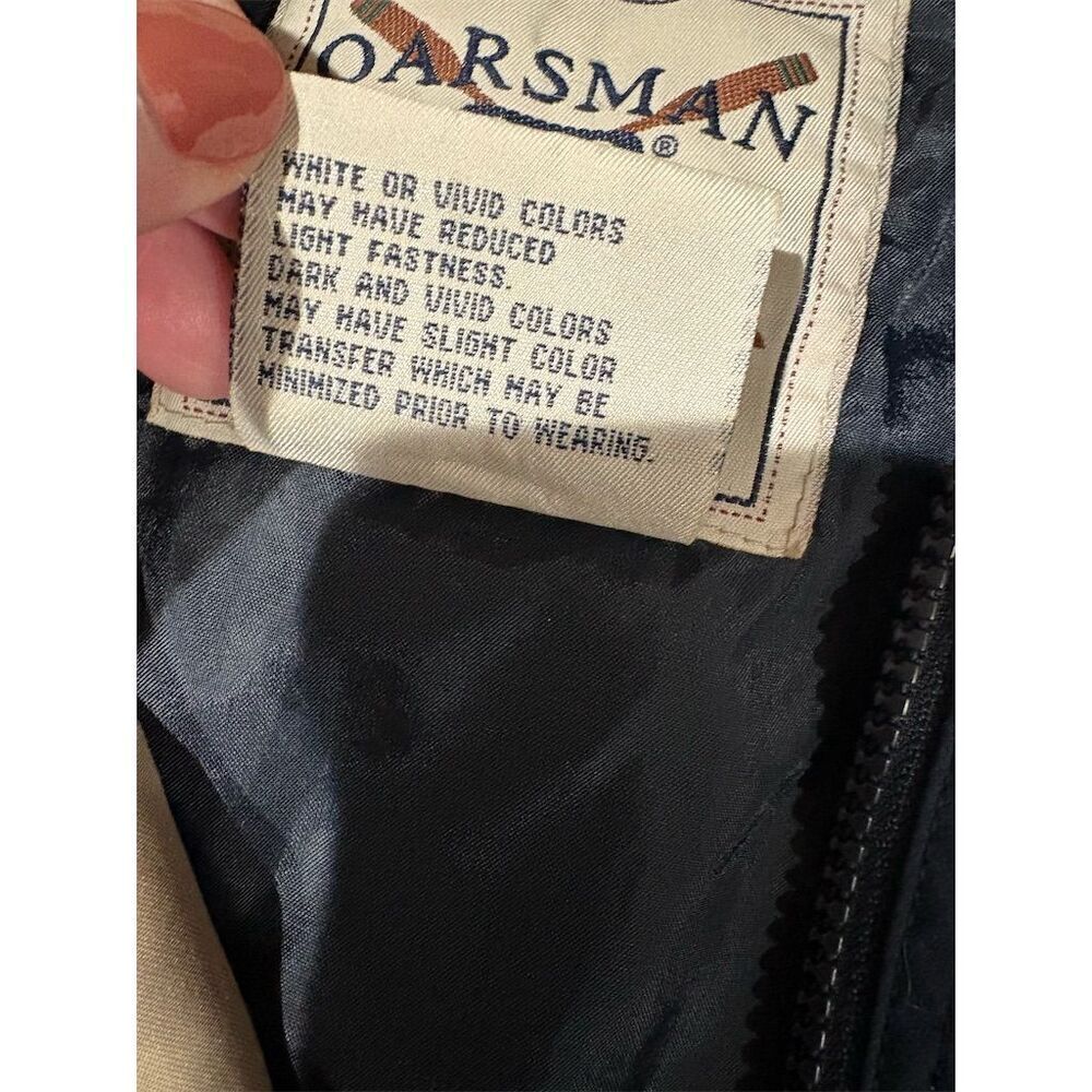 Oarsman 913 Men's XL Blue Windbreaker Jacket Torrey Pines Logo Casual - Picture 8 of 9